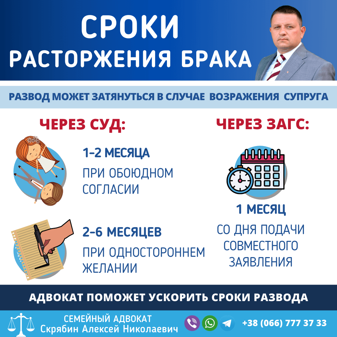 Сроки расторжения брака в Запорожье Сроки расторжения брака в Запорожье